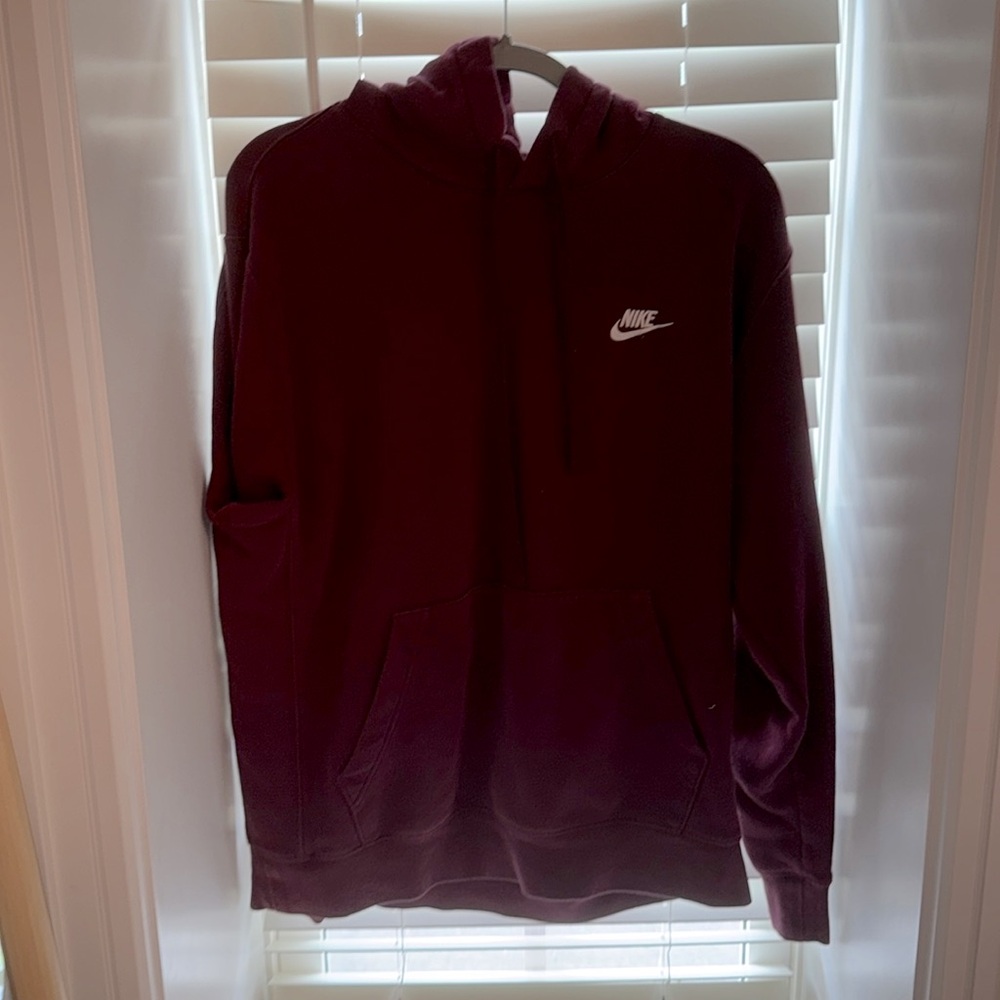 Nike Burgundy Pullover Hoodie